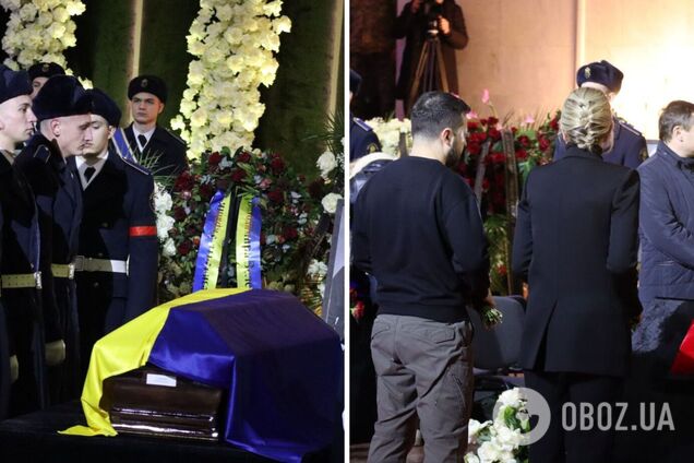 Зеленські зі сльозами на очах прийшли попрощатися із загиблими у Броварах. Фоторепортаж