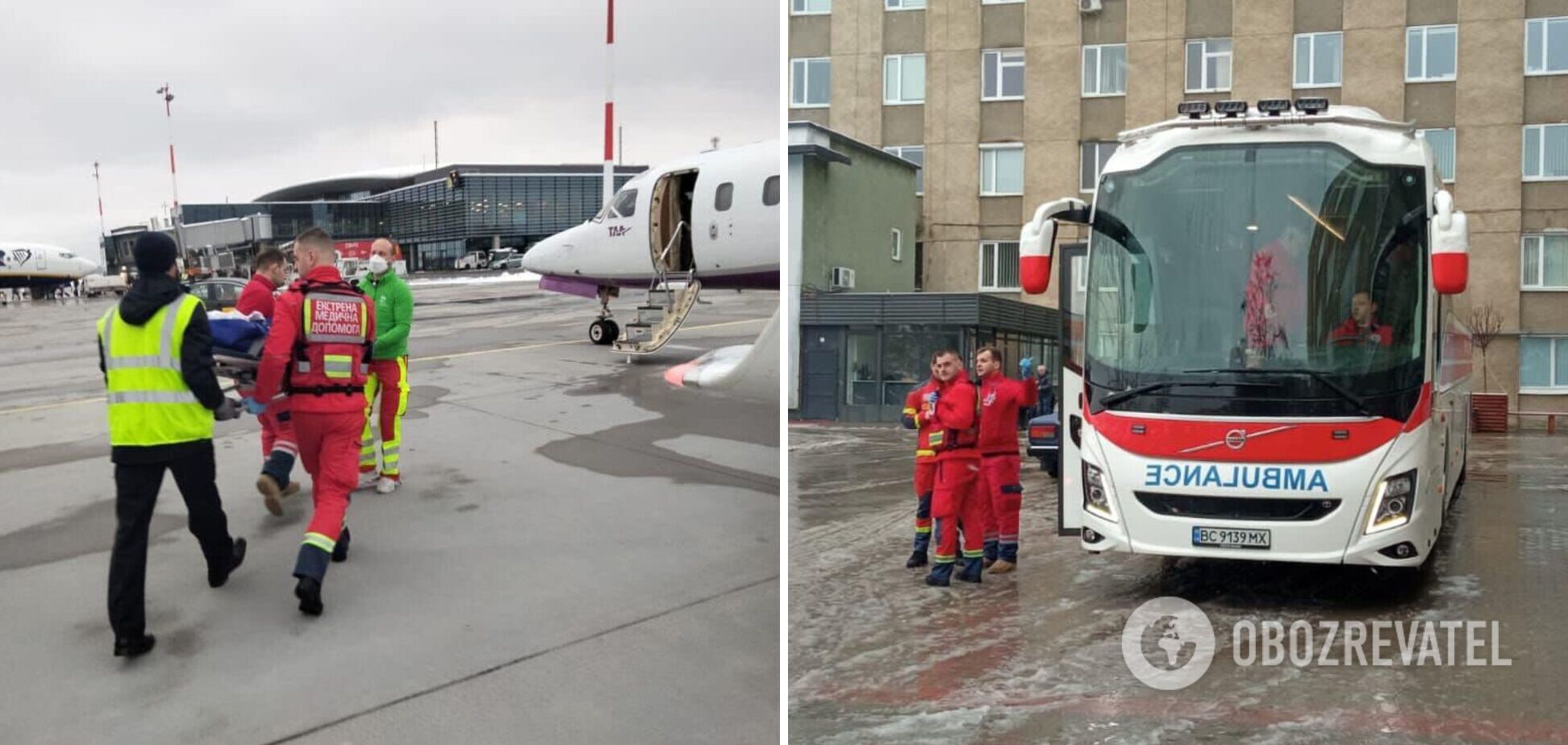 Шесть пострадавших в авиакатастрофе в Броварах с ожогами были доставлены на лечение в Австрию: появились подробности. Фото