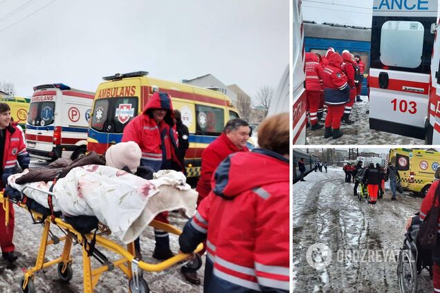 Залучили 26 'швидких': відбулася найбільша медевакуація хворих із Херсона на Львівщину. Фото