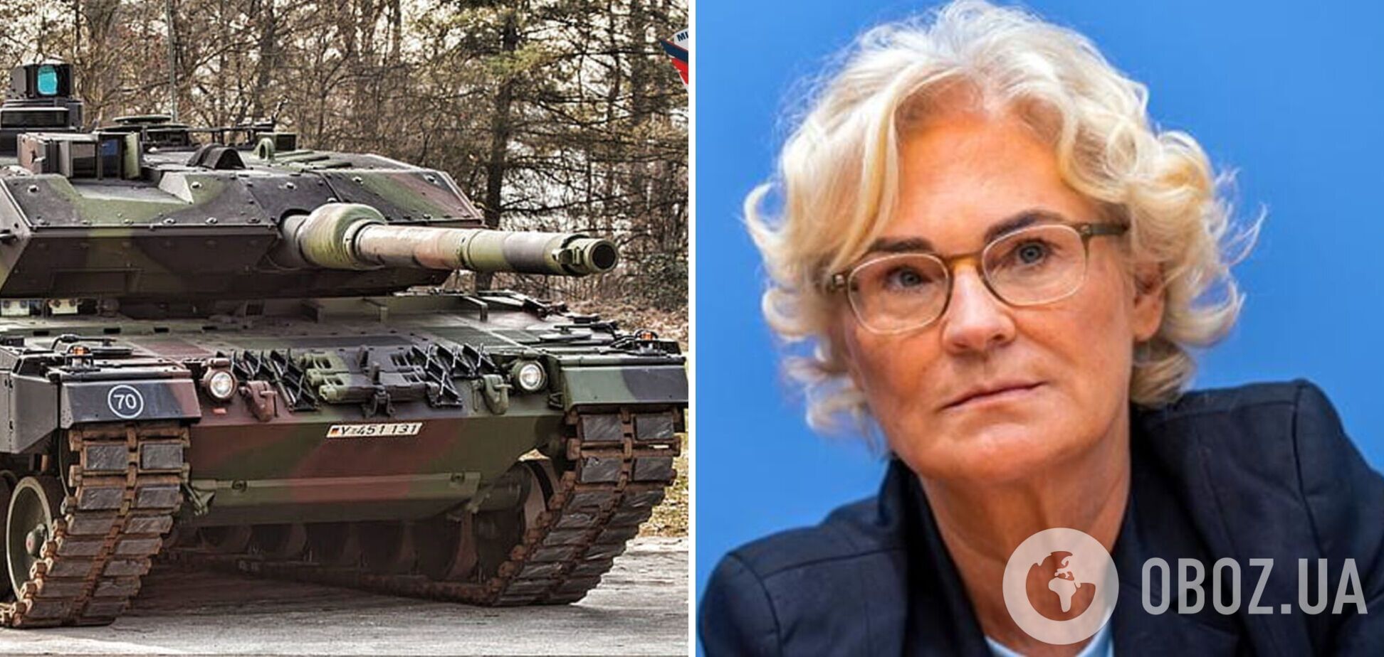 Ламбрехт за тиждень до відставки заборонила перевірку запасів танків у Німеччині: ЗМІ розкрили гучні деталі