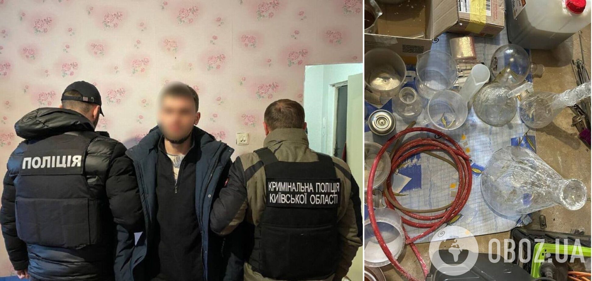 В Киевской области разоблачили группу наркодельцов: проведено 9 обысков. Фото и видео