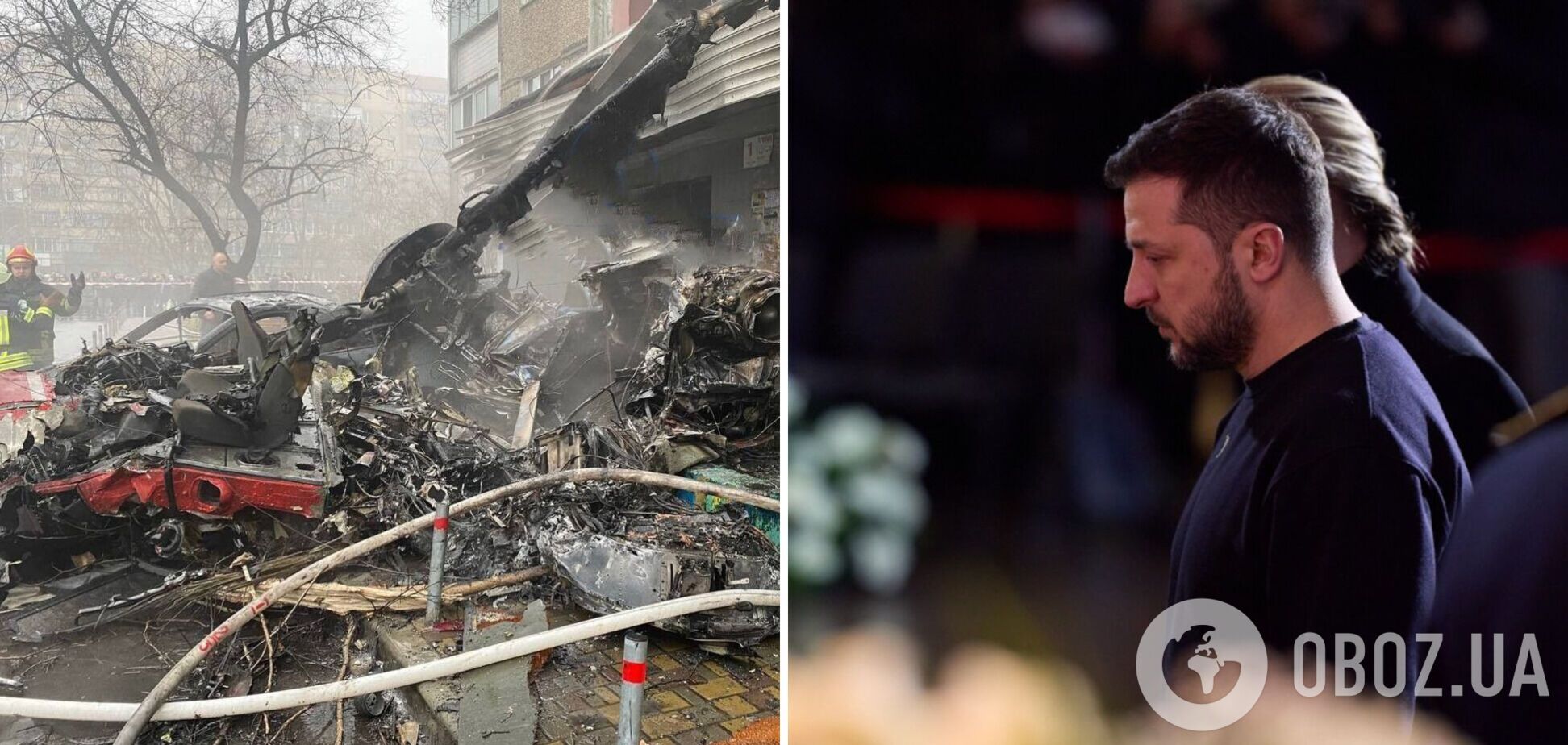 Зеленський висловив співчуття рідним загиблих у Броварах: боляче про це думати, боляче говорити. Відео