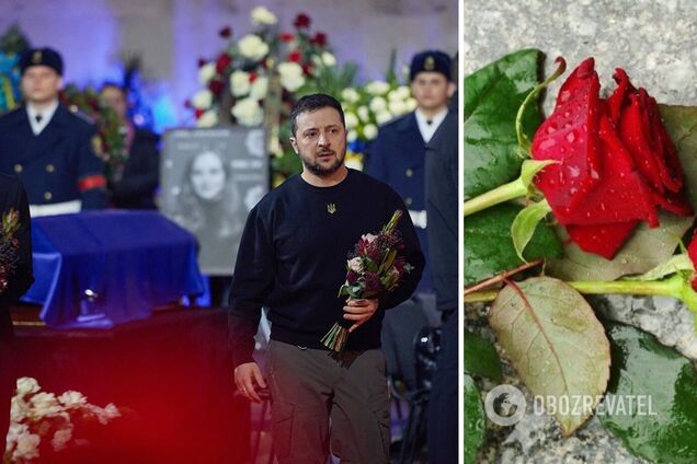 'Боль и невыразимая грусть': Зеленский показал кадры с прощания с погибшими в Броварах