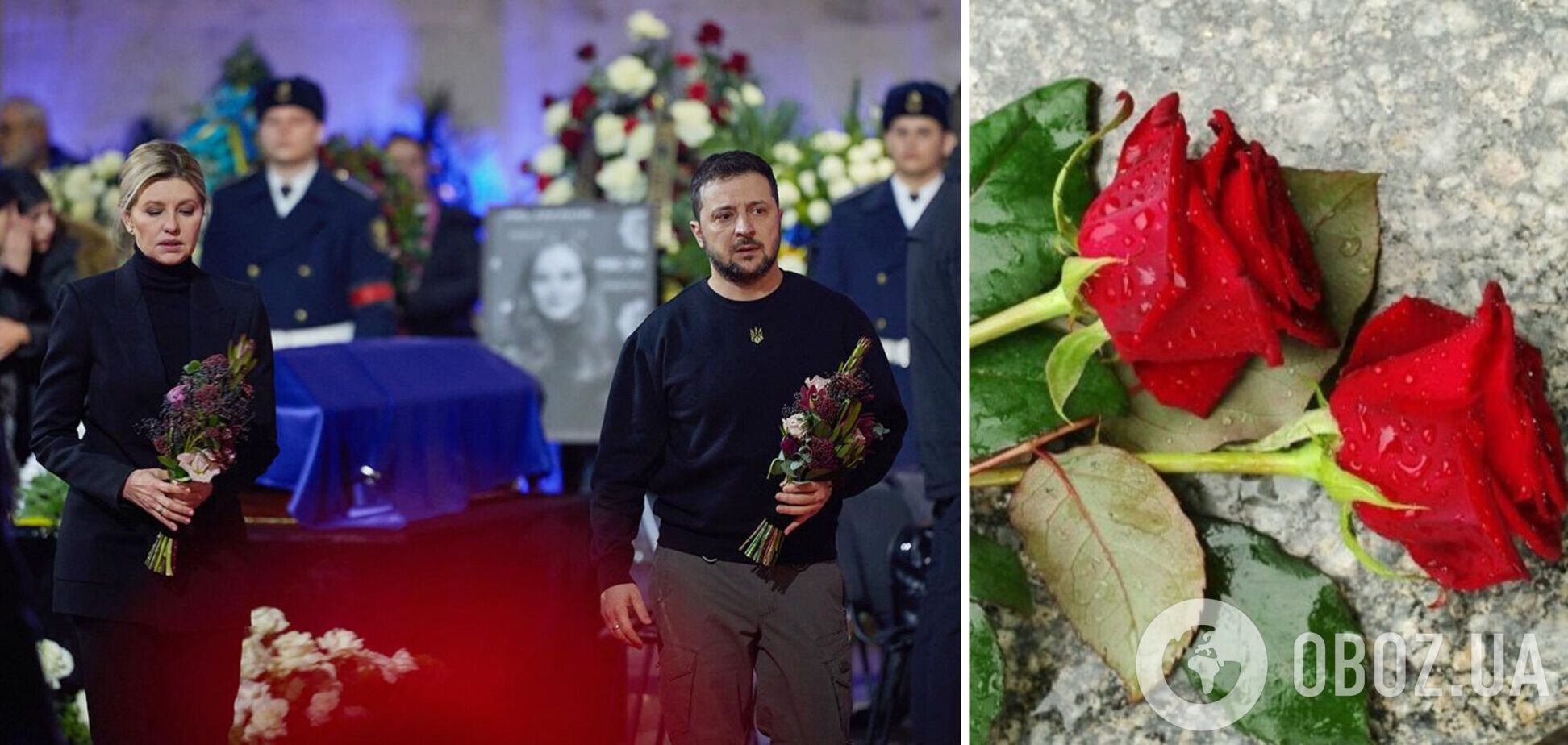 'Біль і невимовний смуток': Зеленський показав кадри з прощання із загиблими у Броварах