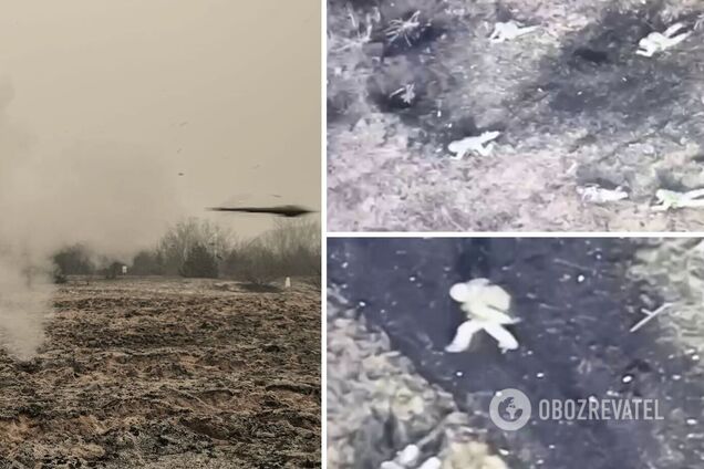 Аэроразведчик 'Мадяр' показал 'охоту' на оккупантов неподалеку от Соледара. Видео