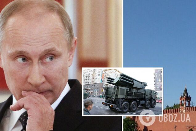 У Москві помітили ще одну установку ППО: цього разу на даху місцевого ГУ МВС. Фото