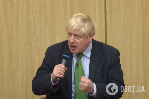 Борис Джонсон во время визита в Киев. 22 января 2023 года