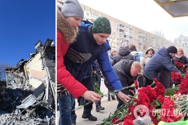 У Дніпрі сотні людей прийшли попрощатися з жертвами ракетного удару РФ. Фото