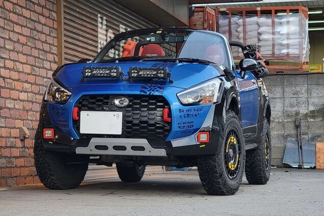 Daihatsu Copen превратили в серьезный внедорожник