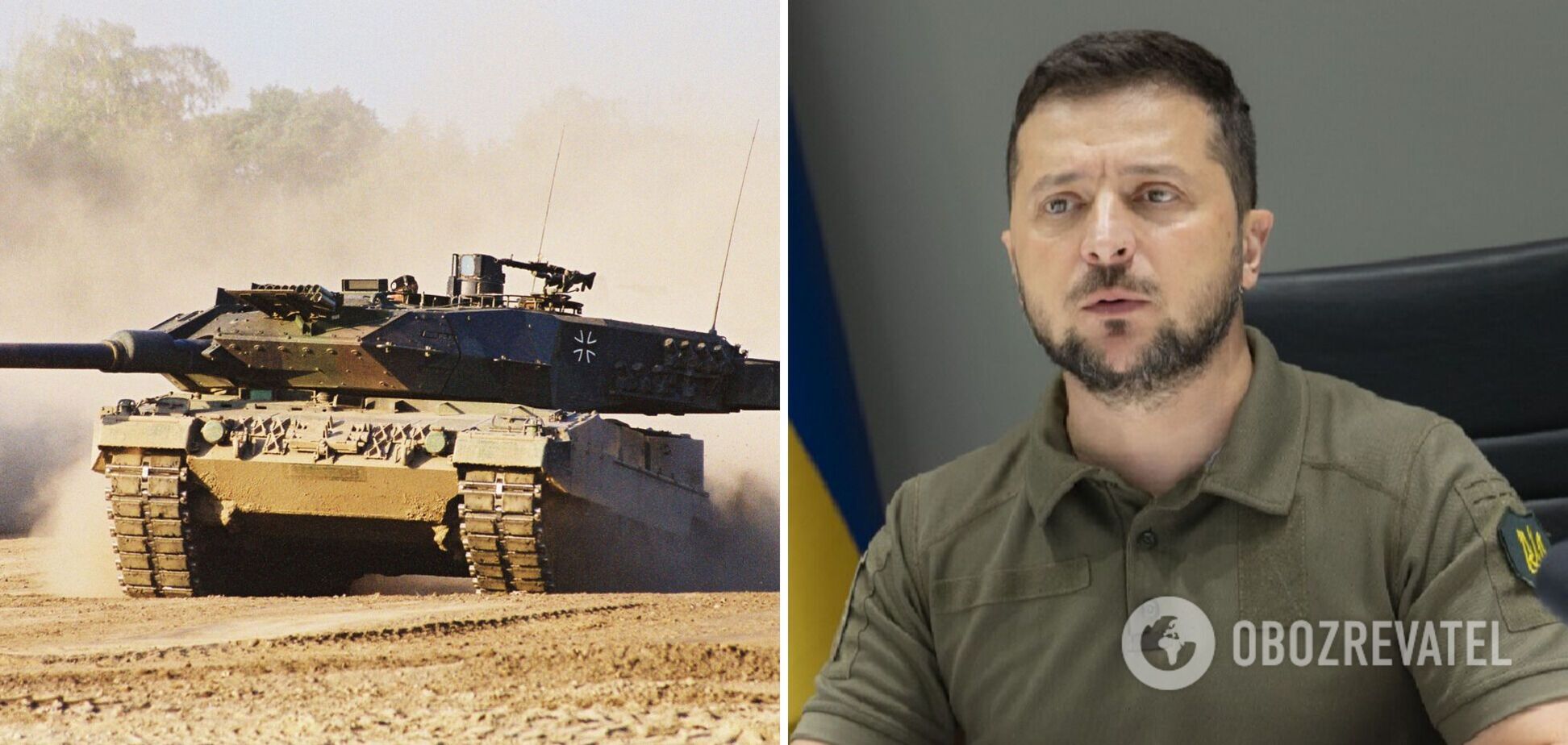 Зеленський: кілька десятків західних танків не вирішать проблему на фронті, але дадуть мотивацію