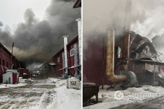 Під Москвою прогримів вибух на металургійному заводі, спалахнула потужна пожежа. Фото