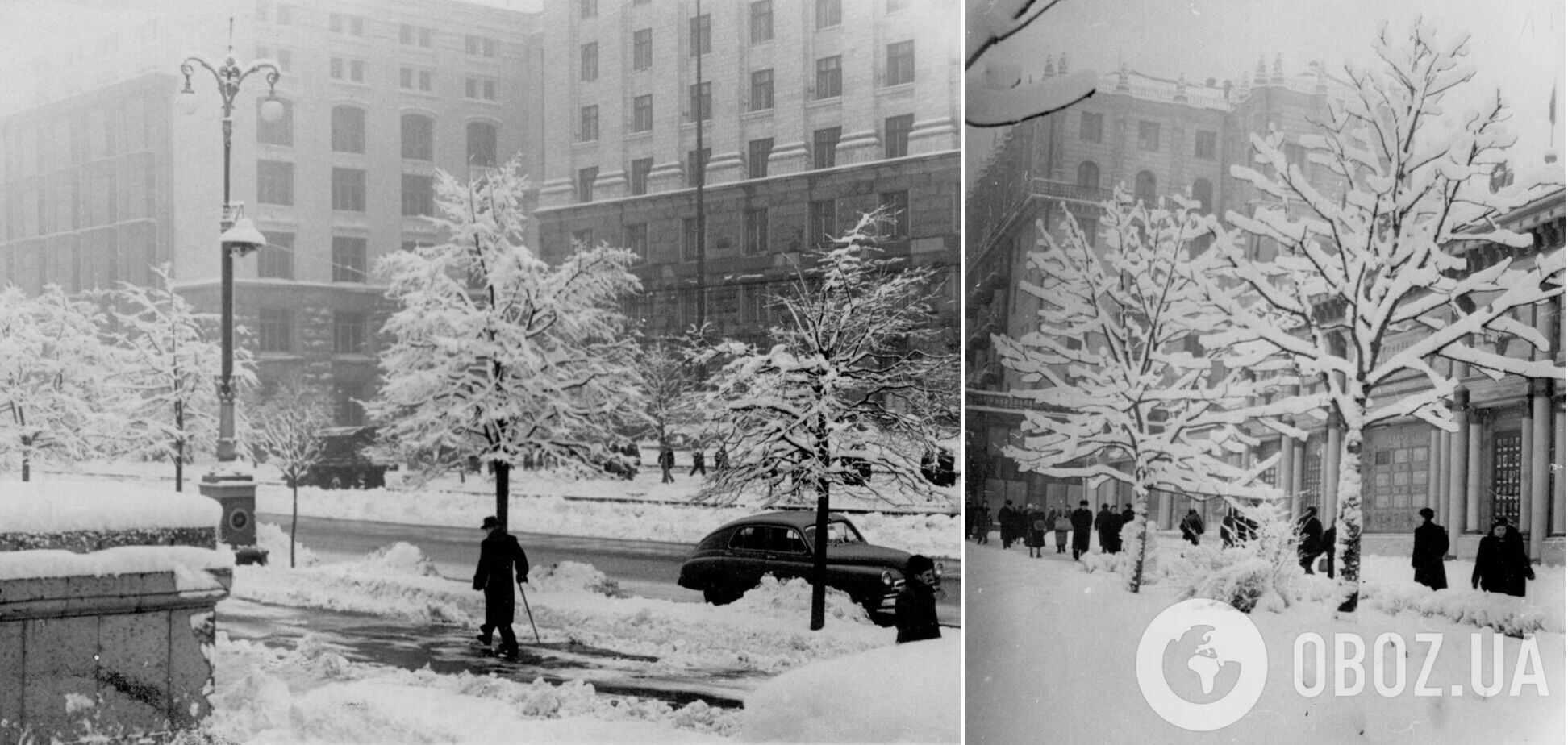 Крещатик около 60 лет назад