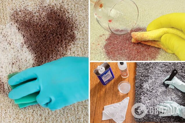 Чем вывести пятна с ковра в домашних условиях: доступные лайфхаки