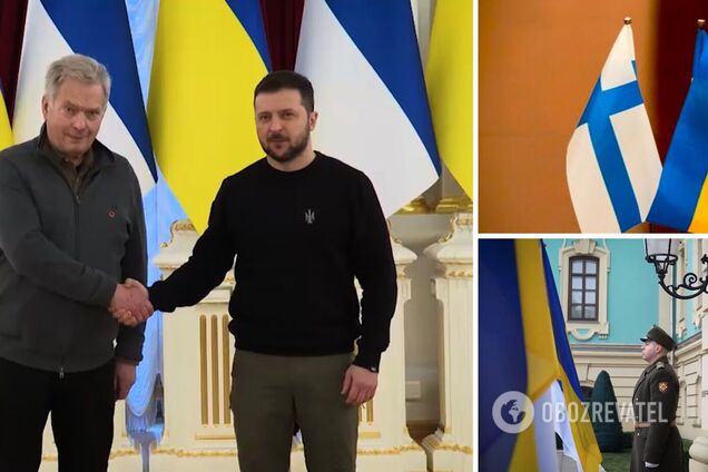 Зеленський і президент Фінляндії Нііністьо зустрілися в Києві: обговорили українську формулу миру та співпрацю в обороні. Фото і відео