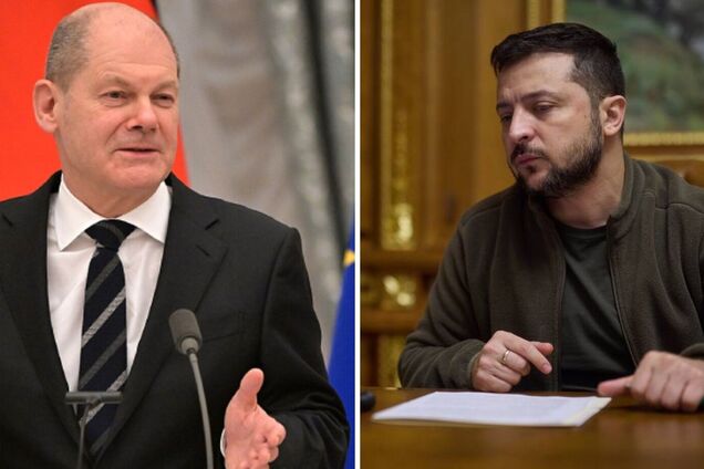Зеленський розповів про розмову з Шольцом після рішення Німеччини надати Україні Leopard 2