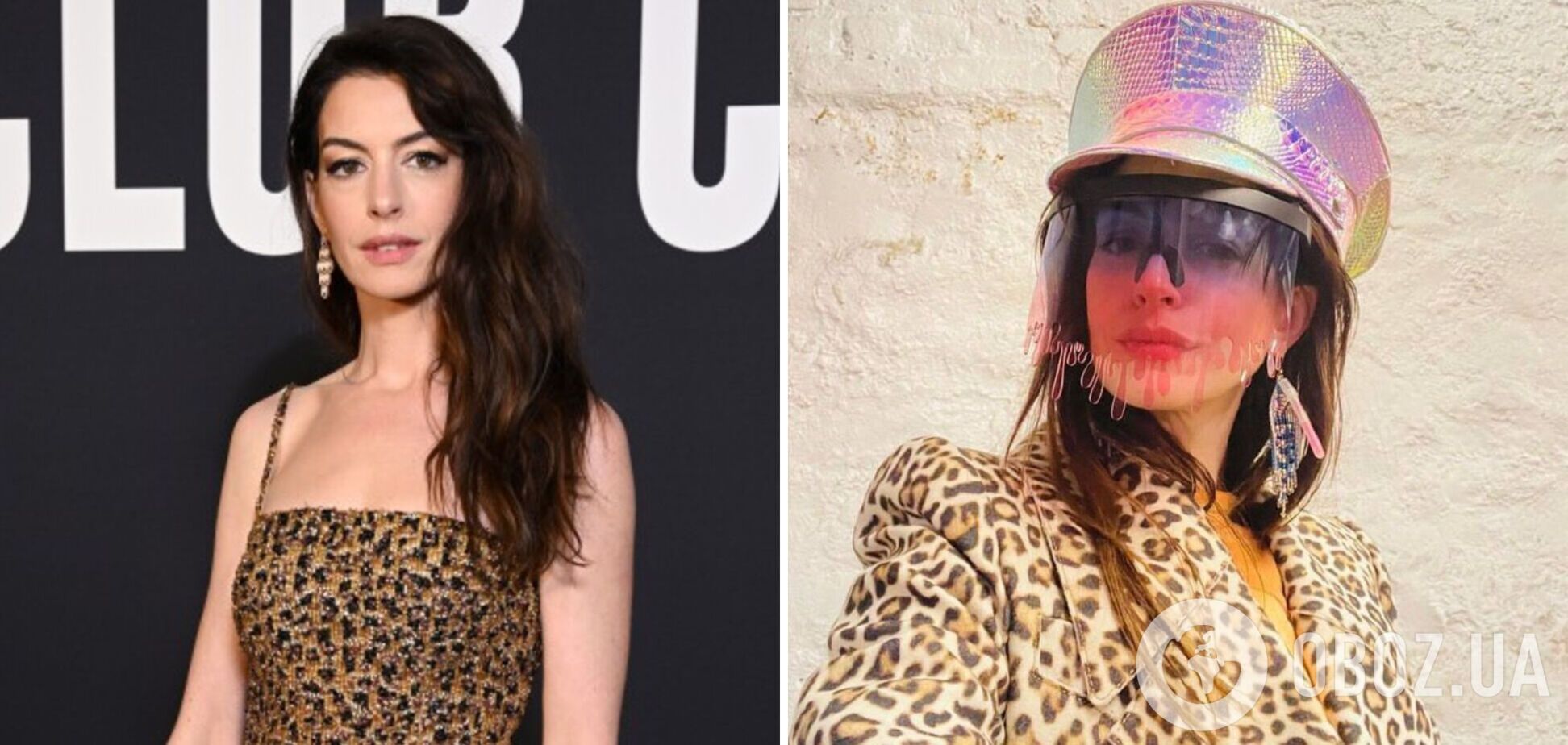 У розпал 'леопардового' флешмобу Енн Гетевей з'явилася на модному показі в total look з 'хижим' принтом. Фото