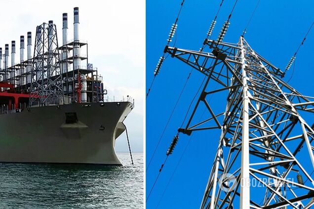 Україна отримуватиме електрику з турецьких кораблів