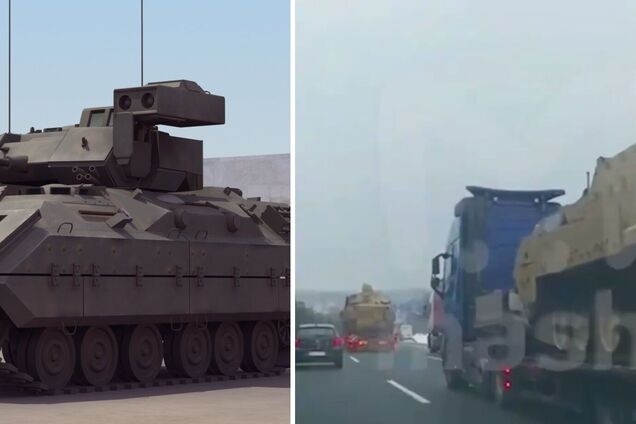 Перевезення бронемашин Bradley