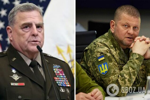 Залужный и генерал Милли обсудили, как быстрее всего принять на вооружение ВСУ новые образцы военной техники
