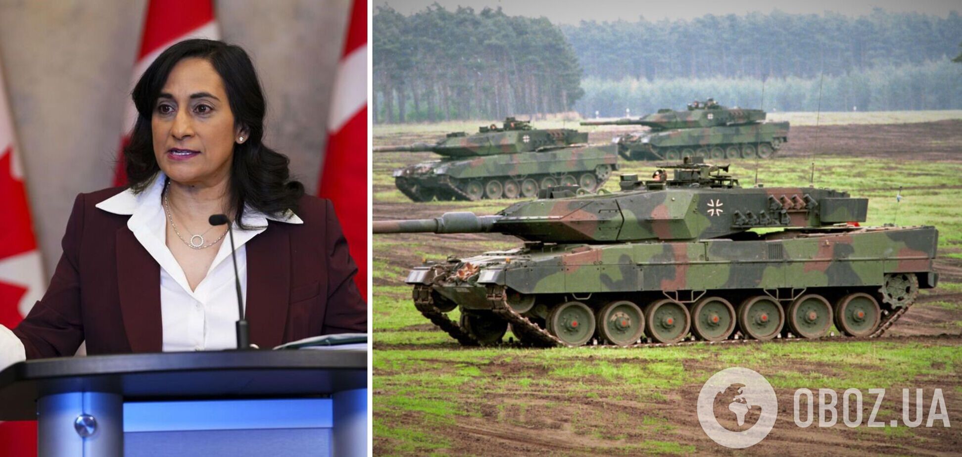 Канада передасть Україні чотири танки Leopard 2, — глава міноборони Ананд