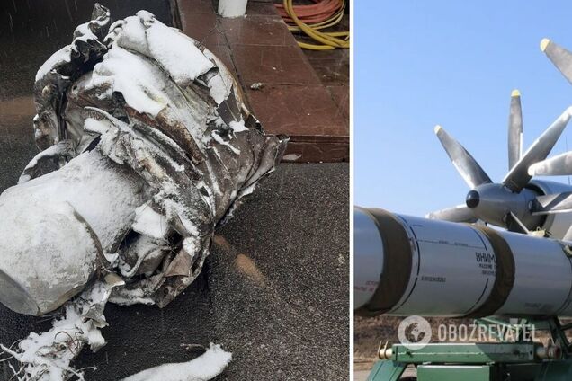 Россия во время атаки 26 января выпустила по Украине ракету Х-55 с имитатором ядерной боевой части: ее сбили под Киевом