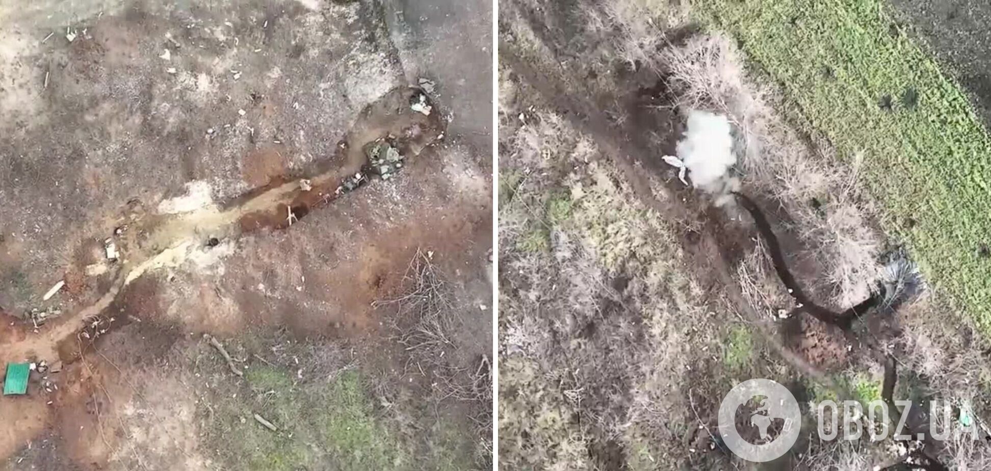 Устроили оккупантам 'Игру в кальмара': украинские защитники показали зрелищное видео работы с дронов