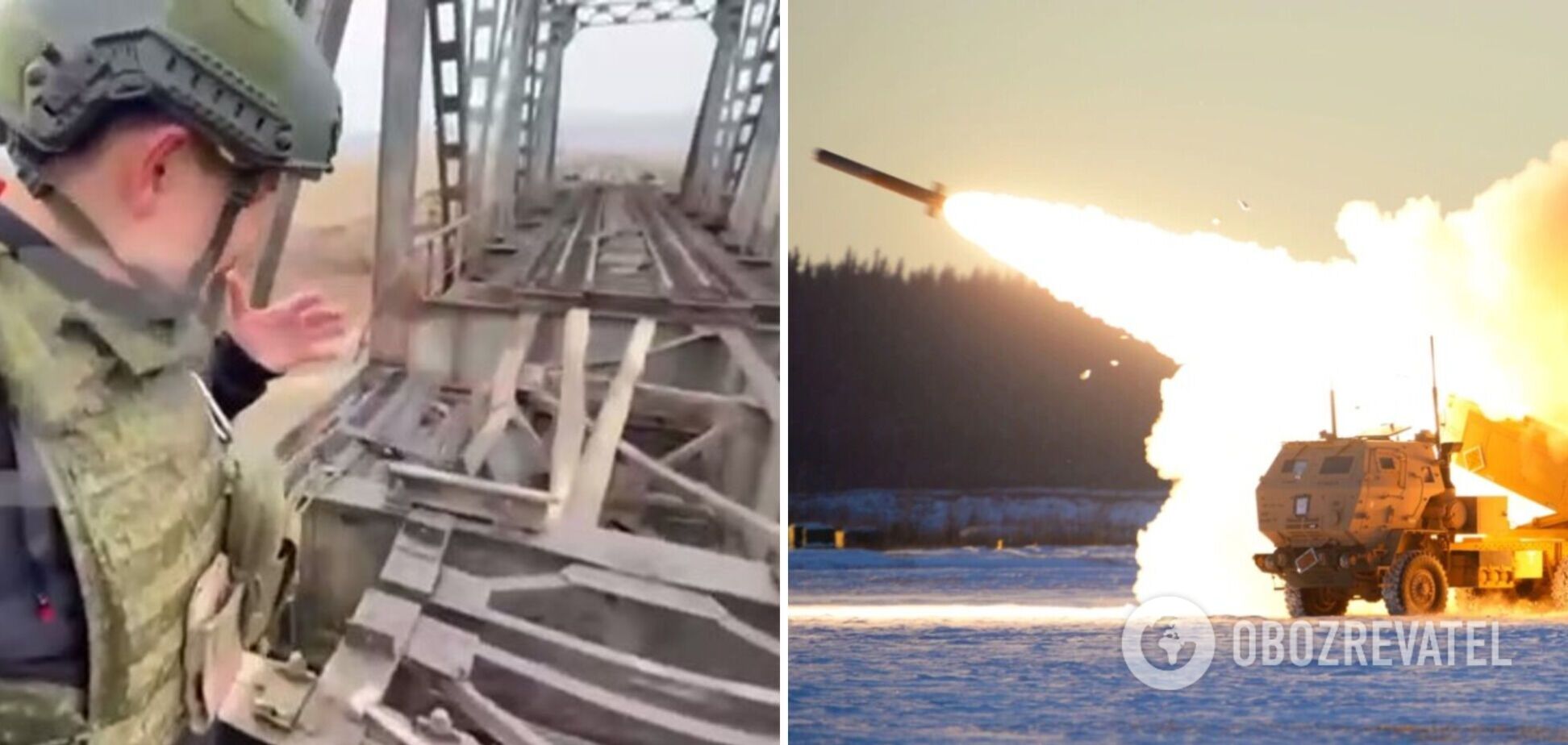 Под Мелитополем повредили мост, по которому войска РФ возили оружие. Видео