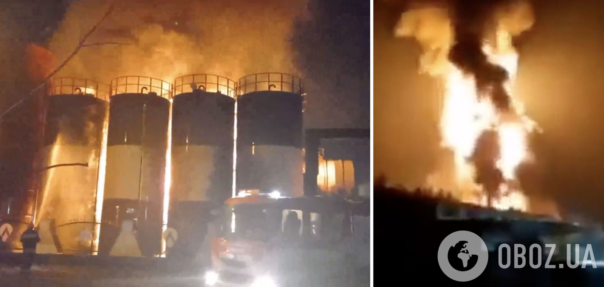 В Ірані спалахнула потужна пожежа на нафтопереробному підприємстві. Відео