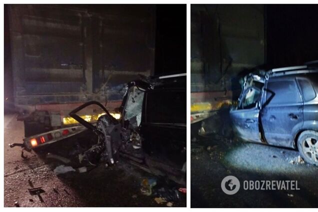 На трасі Одеса – Миколаїв авто з поліцейським влетіло у фуру: з'явилися подробиці. Фото