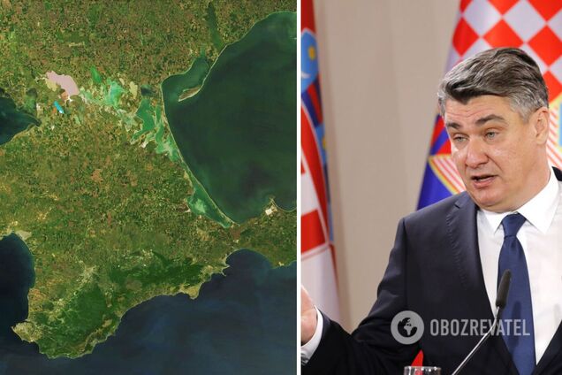 Президент Хорватії заявив, що Крим більше ніколи не буде частиною України