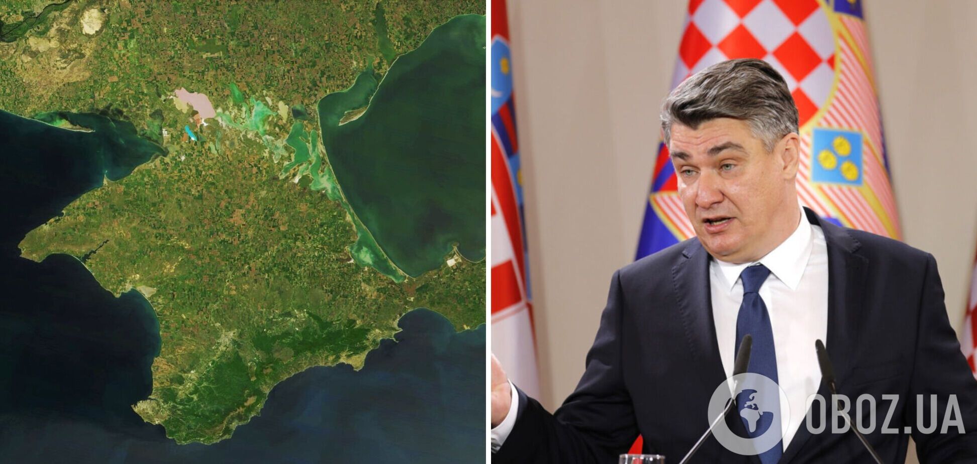 Президент Хорватии заявил, что Крым больше никогда не будет частью Украины