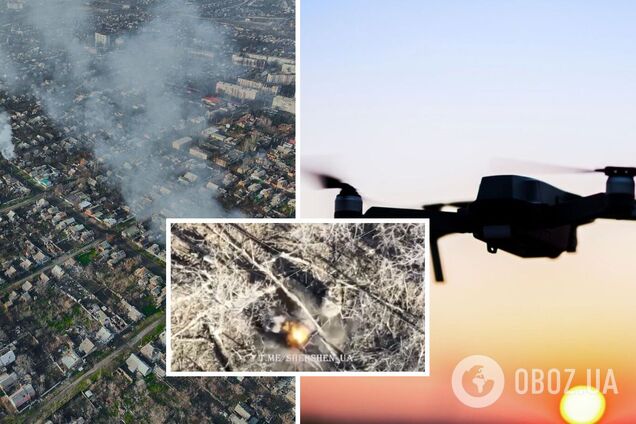 Работают 'Шершни': украинские аэроразведчики провели оккупантам досрочную 'демобилизацию' под Бахмутом. Видео