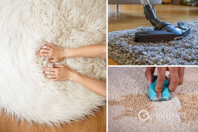 Как почистить ковер с высоким ворсом: советы хозяйкам