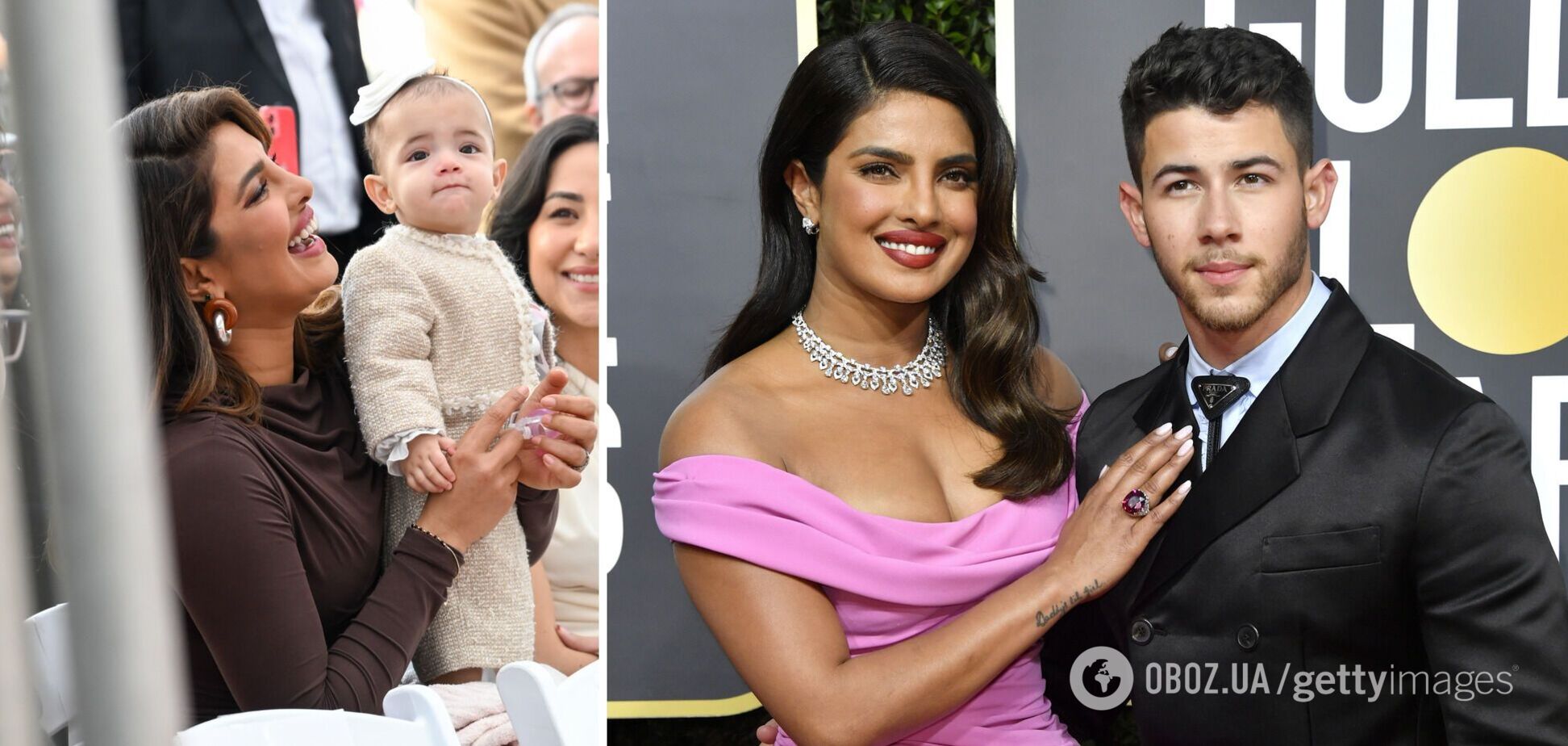 Пріянка Чопра та Нік Джонас уперше з'явилися на публіці зі своєю 1-річною донечкою. Фото