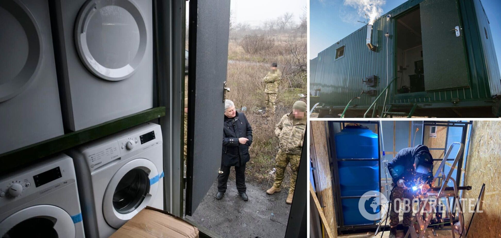 Військові на фронті отримають сім нових мобільних побутових комплексів від Порошенка та волонтерів