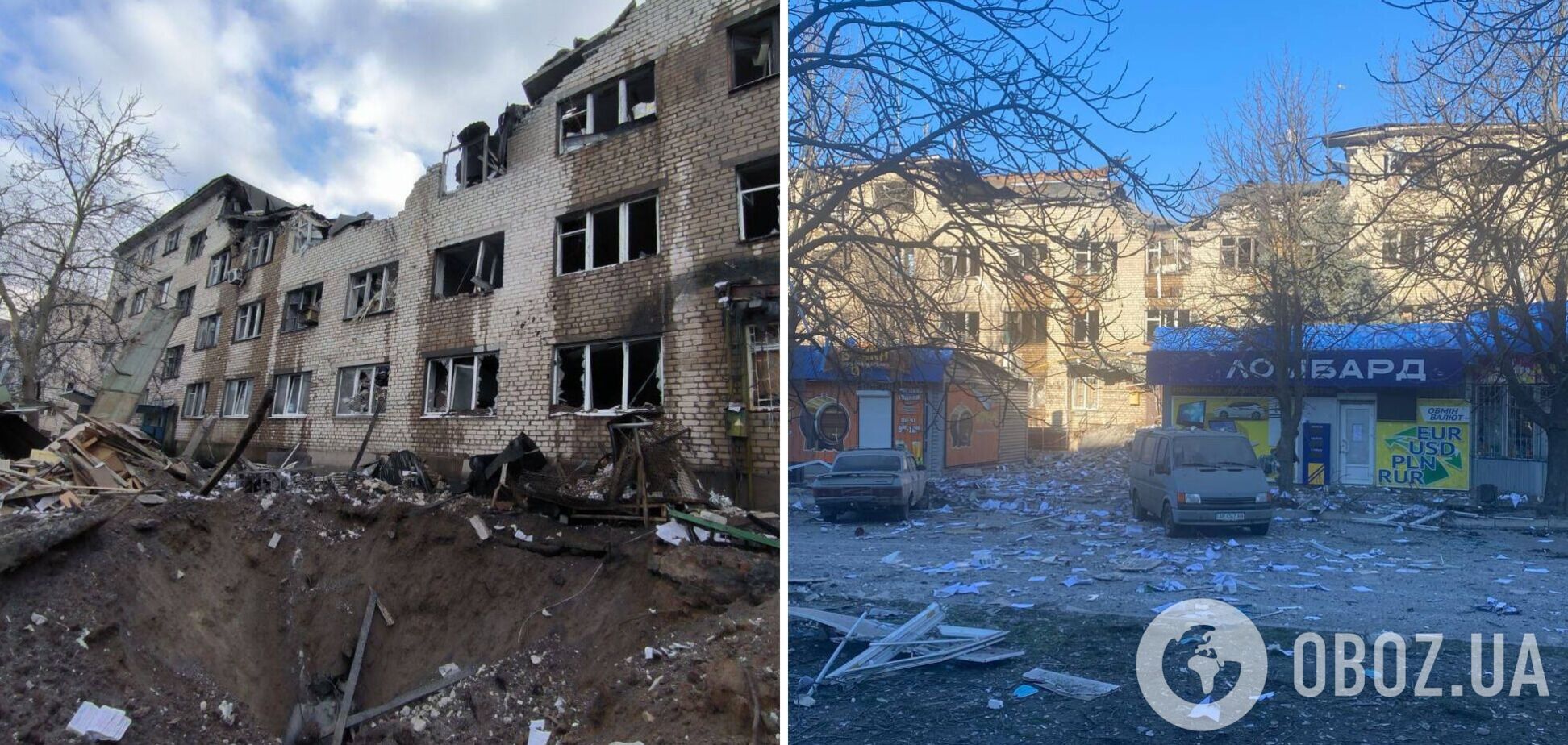 Потери доходят до нескольких десятков: появилось видео с места удара по комендатуре оккупантов в Васильевке