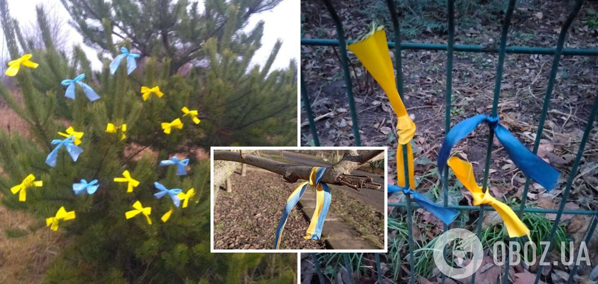 Українські патріоти влаштували акцію на окупованій території Херсонщини