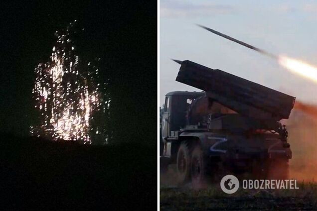 Війська РФ обстріляли Херсон запалювальними снарядами. Відео