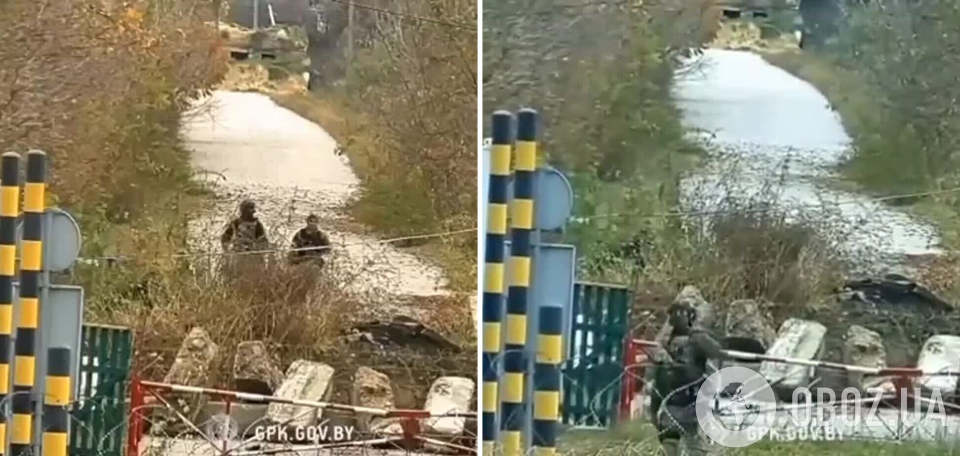 Белорусские пограничники пожаловались на 'провокации' со стороны украинских военных: появилось видео, как все было