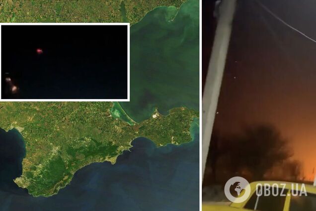У Нижньогірському, що в Криму, пролунали потужні вибухи: є приліт, окупанти задіяли ППО. Відео