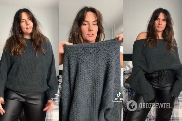 Как дать вторую жизнь свитеру и создать стильный образ: необычный лайфхак покорил сеть