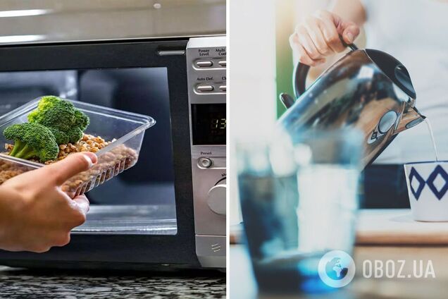 Зачем ставить стаканы с водой и солью в микроволновку: уловки хозяек