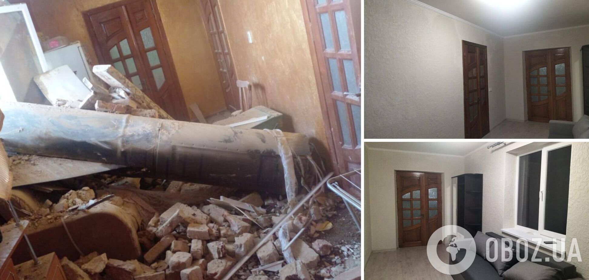 'Власниця будинку та її донечка будуть в теплі': на Івано-Франківщині відновили будинок, в який влучила російська ракета. Фото 