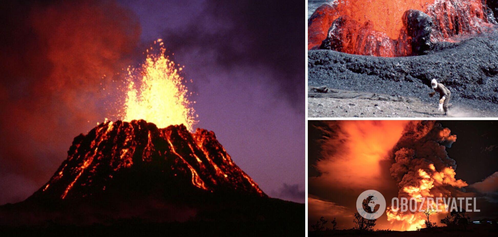 На Гавайях снова начал извергаться один из самых активных вулканов в мире Килауэа. Фото и видео