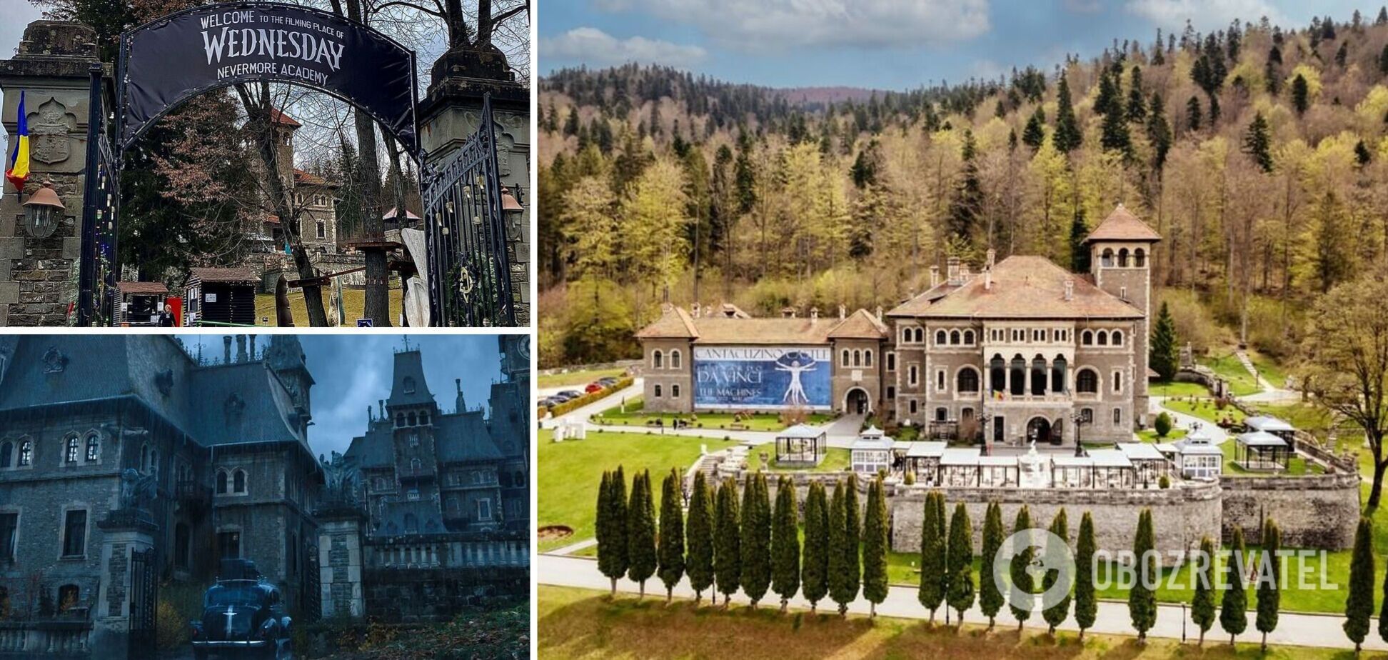 Румунський замок Кантакузіно, де знімали серіал 'Венздей', можна відвідати за 270 гривень: де розташований і як добратися