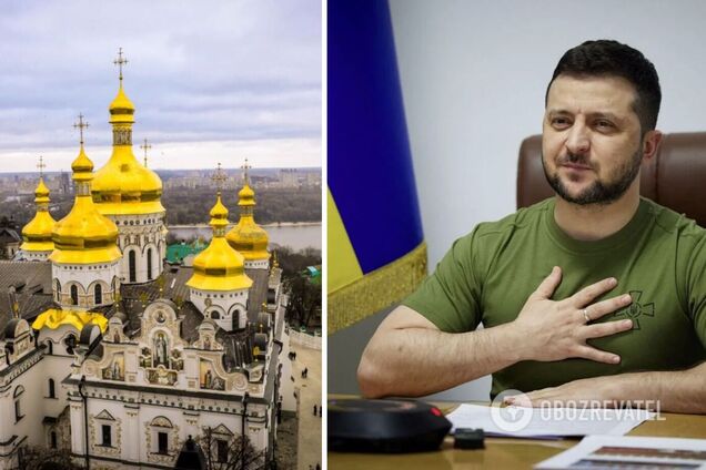 Зеленський: українська молитва і далі звучатиме в Лаврі, а українська незалежність буде міцною