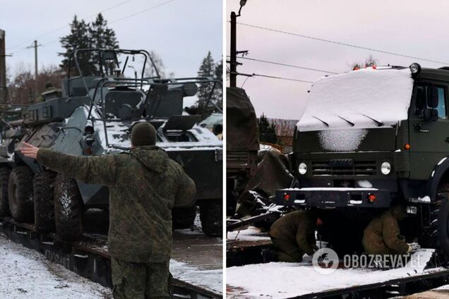 В Беларусь перебросили еще один эшелон с солдатами РФ: ходят группами по магазинам