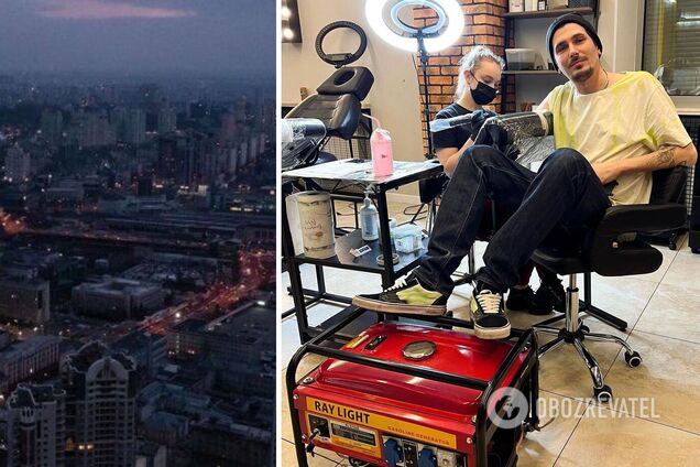 Позитив присвятив своє нове тату вимкненням світла в Україні. Фото