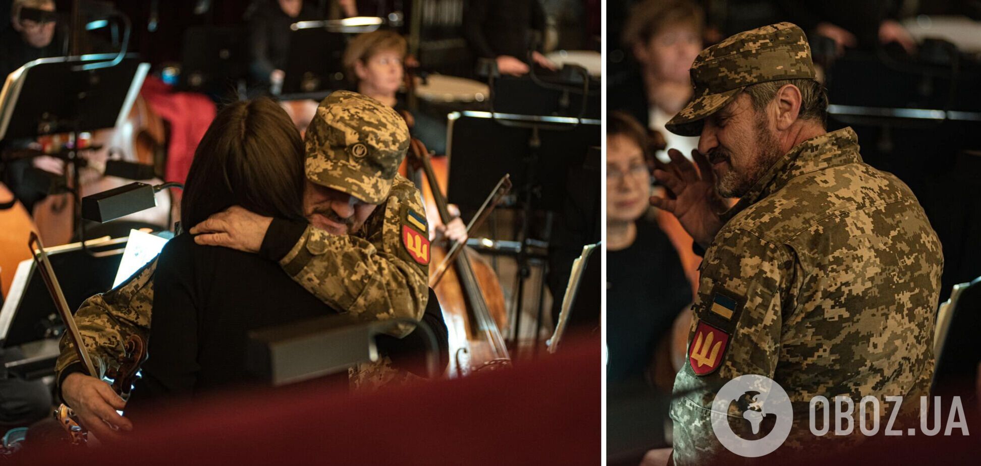 Тромбонист Национальной оперы Украины, который служит в ВСУ, вернулся из Бахмута к коллегам в Рождество. Трогательные фото