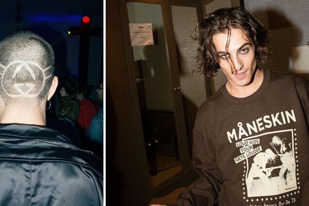 Соліст Måneskin Даміано Давід у свій день народження вибрив на потилиці логотип GUCCI. Фото